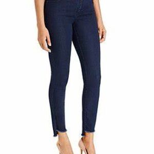 Lafayette 148 stretch denim step hem jeans